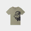 T-shirt manches courtes vert kaki garçon