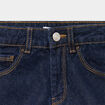 Short en jean taille ajustable coton denim brut fille