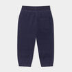 Pantalon jogging taille &eacute;lastiqu&eacute;e coton bleu marine b&eacute;b&eacute; gar&ccedil;on