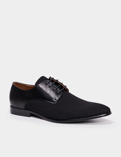 Derbies à lacets noir homme
