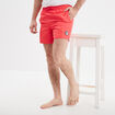 Short de bain droit taille &eacute;lastiqu&eacute;e rose fluo homme