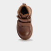Boots &agrave; scratchs marron b&eacute;b&eacute; gar&ccedil;on