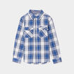Chemise manches longues Creeks bleu garçon