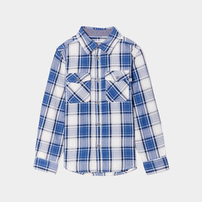 chemise manches longues creeks bleu garcon Chemise manches longues Creeks bleu garçon
