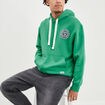 Sweat oversize à capuche hoodie Creeks vert homme