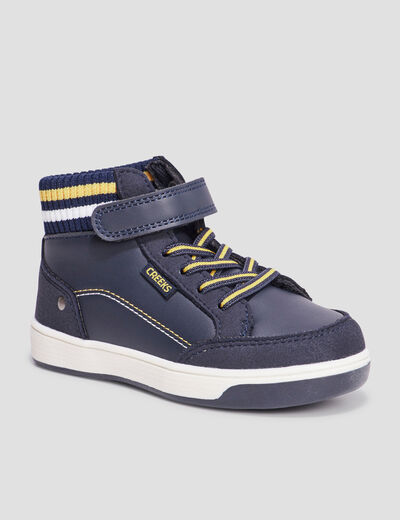Baskets montantes Creeks Kaby bleu marine garçon