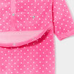 Dors-bien velours manches longues rose fushia bébé fille