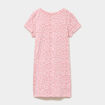 Chemise de nuit mi-longue coton Stitch rose fille