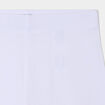 Legging short coton taille élastiquée blanc fille