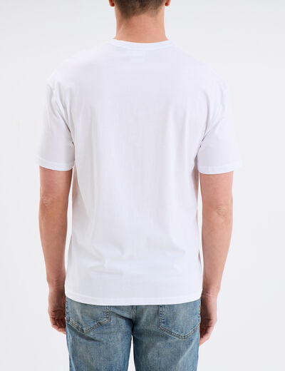 T-shirt coton Les Dents de la mer blanc homme
