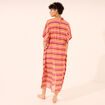Robe de plage longue multicolore femme