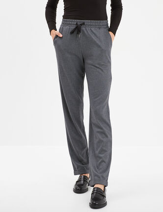 Pantalon de jogging slim gris foncé femme