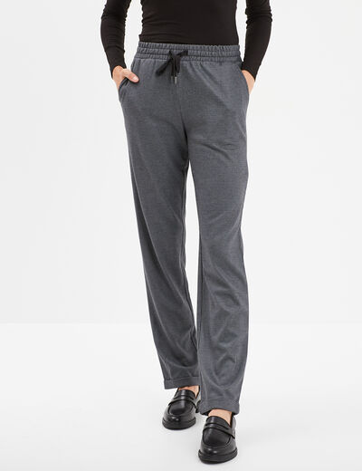 Pantalon de jogging slim gris foncé femme
