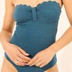 Maillot de bain une pi&egrave;ce bleu p&eacute;trole femme
