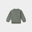 Sweat col rond 1 poche manches longues vert kaki b&eacute;b&eacute; gar&ccedil;on