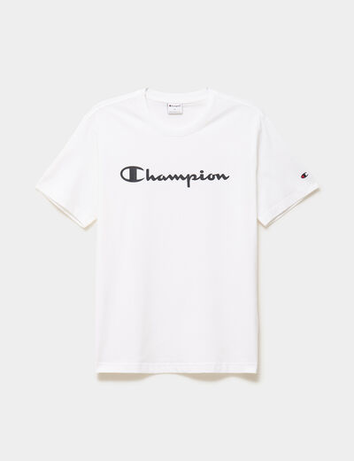 T-shirt manches courtes coton Champion blanc homme