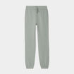 Pantalon jogging droit molleton vert pastel femme