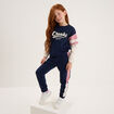 Ensemble jogging sweat et pantalon coton bleu marine fille