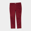 Pantalon straight taille haute Modavista bordeaux femme grande taille