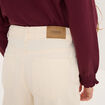 Pantalon large 5 poches coton Creeks creme fille