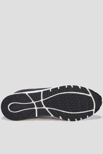 Baskets montantes Trappeur jaune homme
