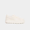 Tennis basses plateformes Puma Karmen sable femme