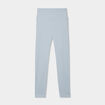 Legging stretch taille élastiquée bleu gris femme