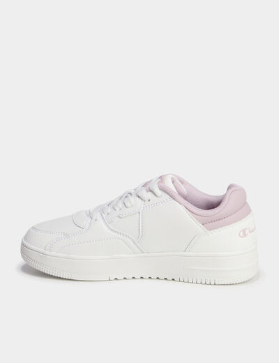 Tennis basses &agrave; lacets Champion rose femme