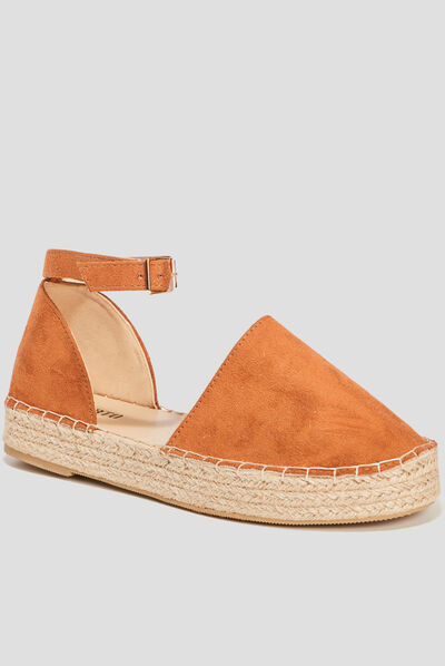 Sandales compensées Liberto marron femme