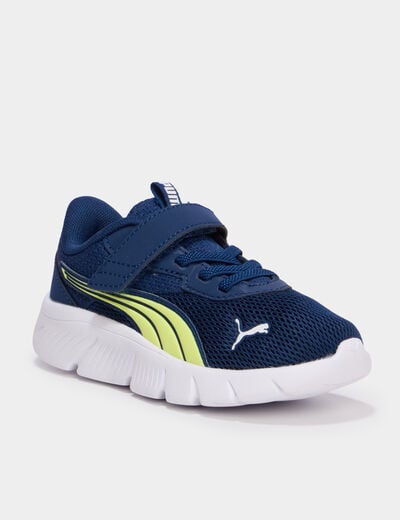 Baskets running &agrave; scratchs Puma jaune citron gar&ccedil;on