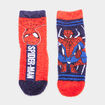 Lot 2 chaussettes d'intérieur Spider-Man rouge garçon