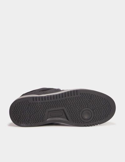 Tennis basses à lacets noir homme