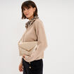 Sac pochette bandouli&egrave;re ajustable couleur or femme