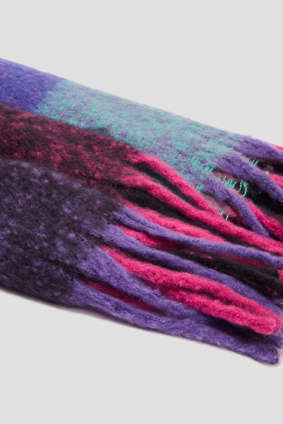 Écharpe multicolore femme