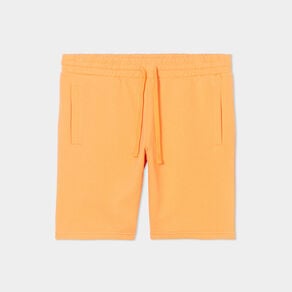 short jogging molletonne droit orange corail homme Short jogging molletonné droit orange corail homme