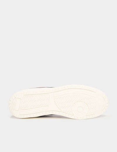 Tennis basses &agrave; lacets marron clair homme