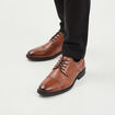 Derbies lacées marron homme