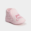 Chaussons bottillons zipp&eacute;s rose b&eacute;b&eacute; fille