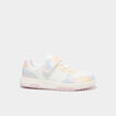 Tennis basses &agrave; scratchs bout renforc&eacute; multicolore fille