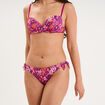 Bas de maillot de bain noeuds violet femme