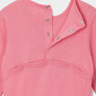 Dors-bien coton manches longues rose fushia bébé