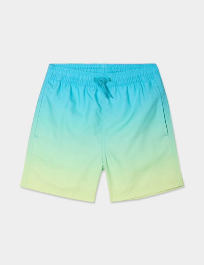 Short de bain bleu garçon