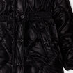 Parka &agrave; capuche fausse fourrure noir fille