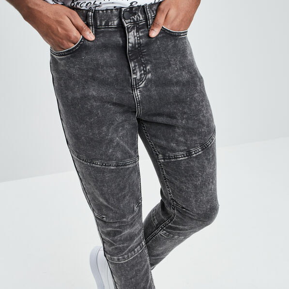 Jeans skinny denim noir homme