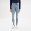Jegging skinny taille haute denim double stone femme