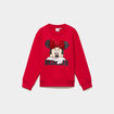 Sweat noeud &agrave; sequins Minnie rouge fille