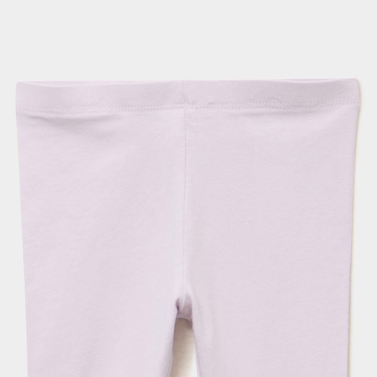Legging uni en coton parme b&eacute;b&eacute; fille