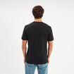 T-shirt col V slim stretch noir homme
