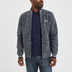 Gilet zippé Creeks gris foncé homme
