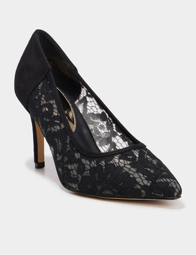 Escarpins à talons aiguilles noir femme